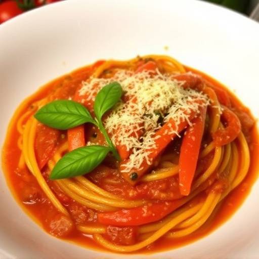 Piatto di Pappa al Pomodoro preparato dallo chef Marco Rossi con basilico fresco